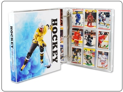 binder for cards - hockey card collection